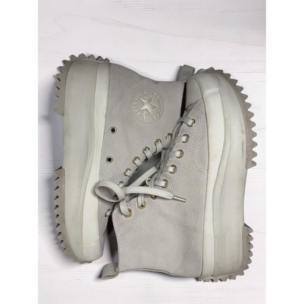 Converse Run Star Hike Platform High Top Sneakers Womens 9 Earthly Neutrals EUC